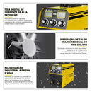Máquina de Solda Inversora MMA-400 Bivolt 110V/220V com Kit Completo