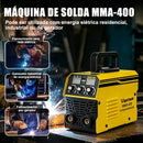 Máquina de Solda Inversora MMA-400 Bivolt 110V/220V com Kit Completo