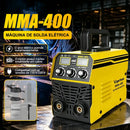 Máquina de Solda Inversora MMA-400 Bivolt 110V/220V com Kit Completo